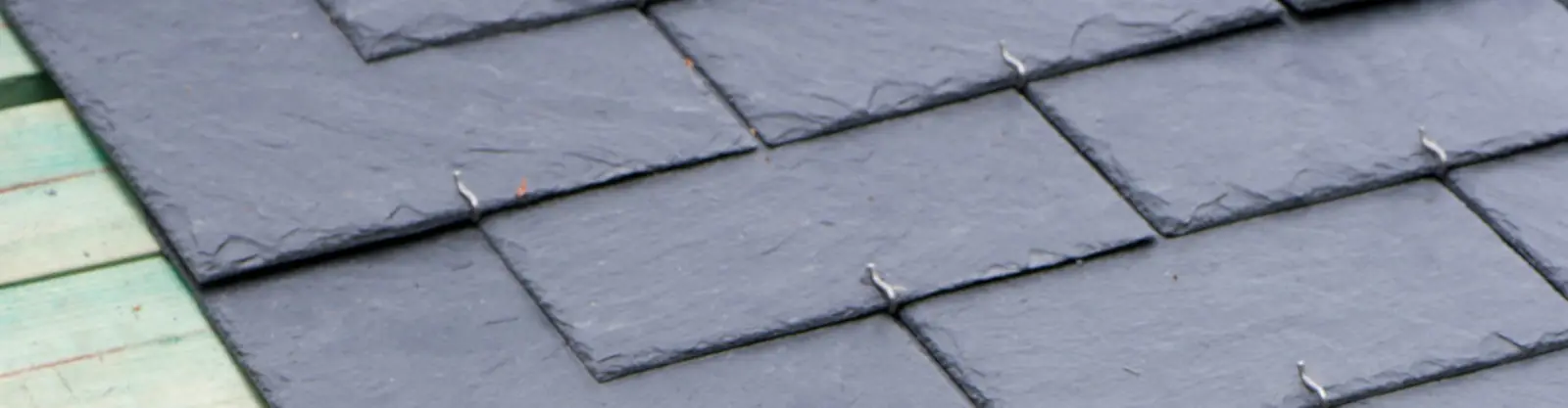 Natural slate roof