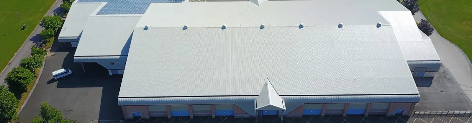 Completed roof at Westpoint Arena, Exeter